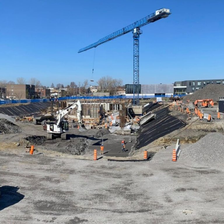 Projet École secondaire Lasalle, 50 puits de géothermie conventionnel de 500’.