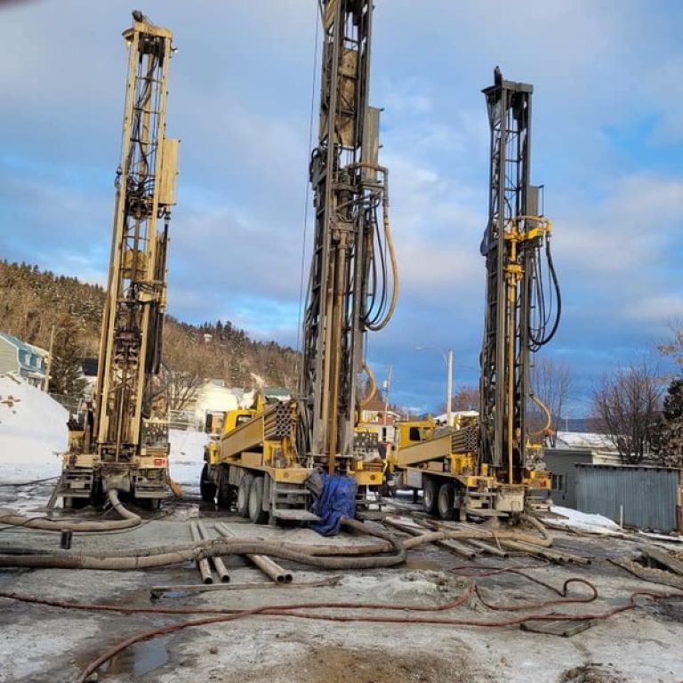 Projet secteur Charlevoix, 32 forages géothermiques de 600'.
