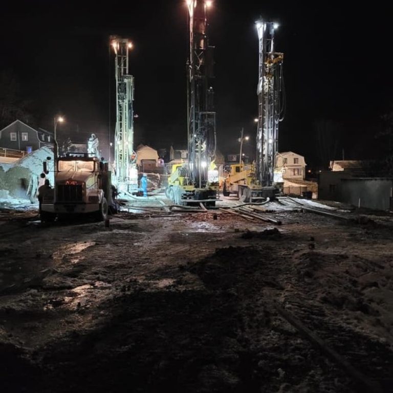 Projet secteur Charlevoix, 32 forages géothermiques de 600'.